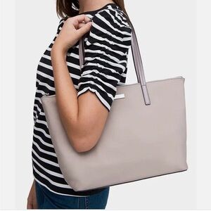 Kate Spade May Street Lida Soft Taupe Tote Bag